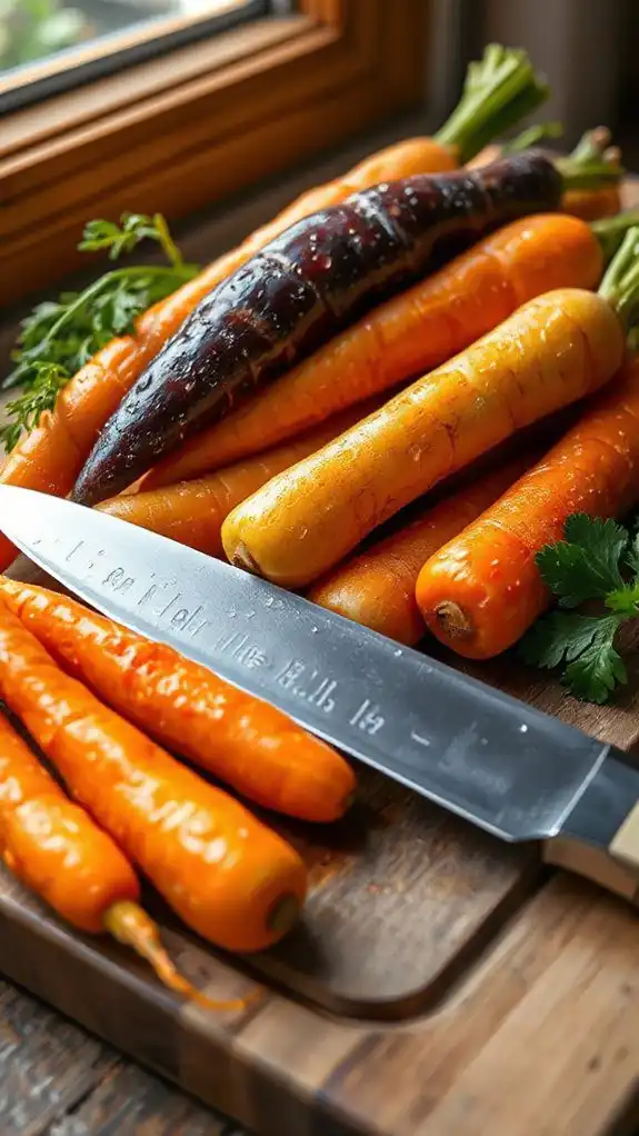 peel and chop carrots