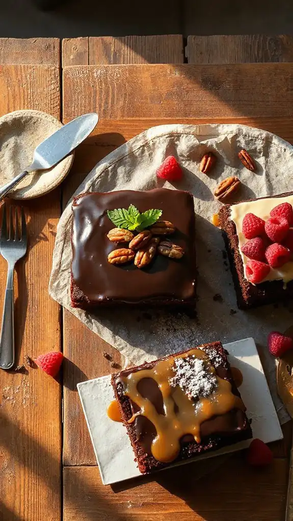 personalize texas chocolate cake