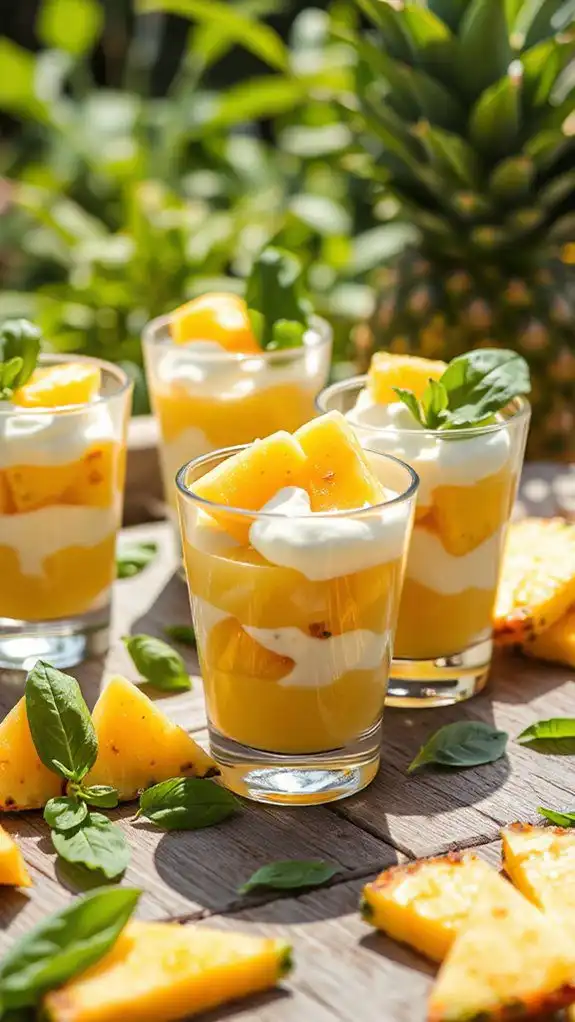 pineapple basil summer delight