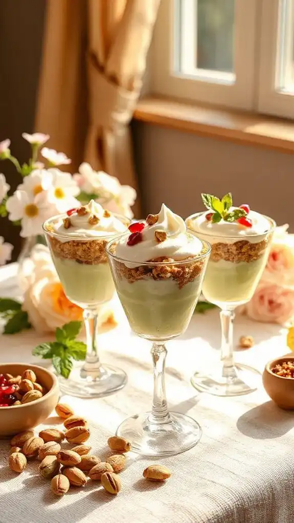 pistachio pudding dessert parfaits pistachio pudding dessert parfaits