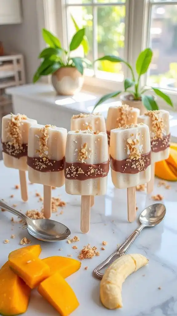 polvoron flavored summer popsicles
