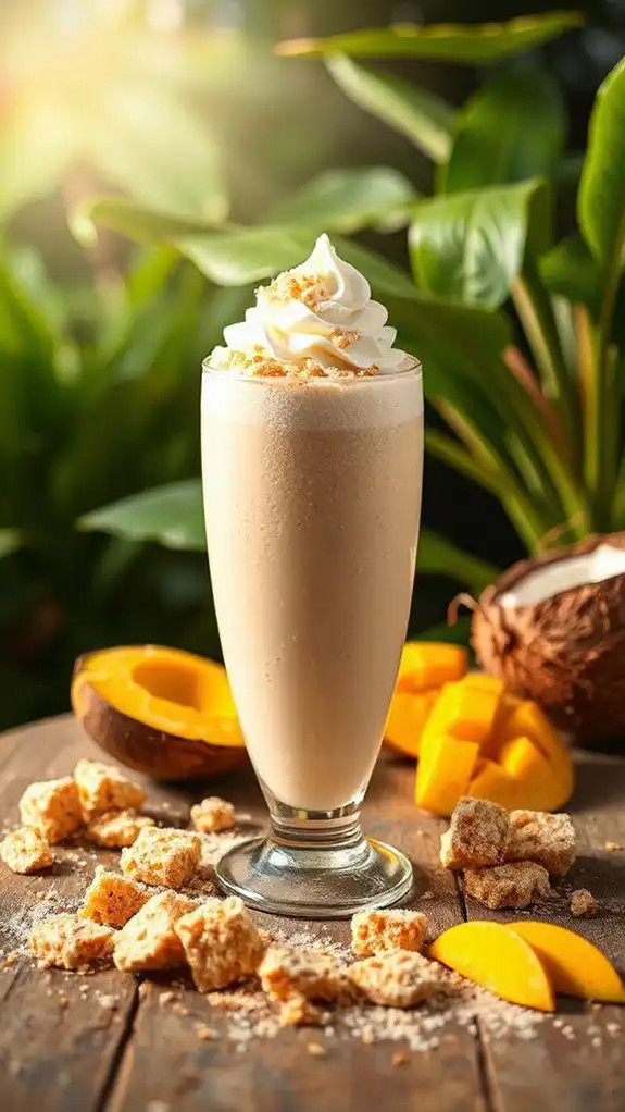 polvoron milkshake summer treat