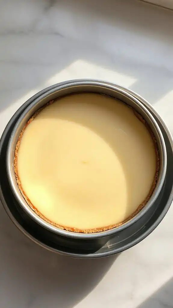 position pan centrally half height