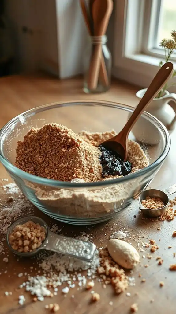 precise dry ingredient preparation