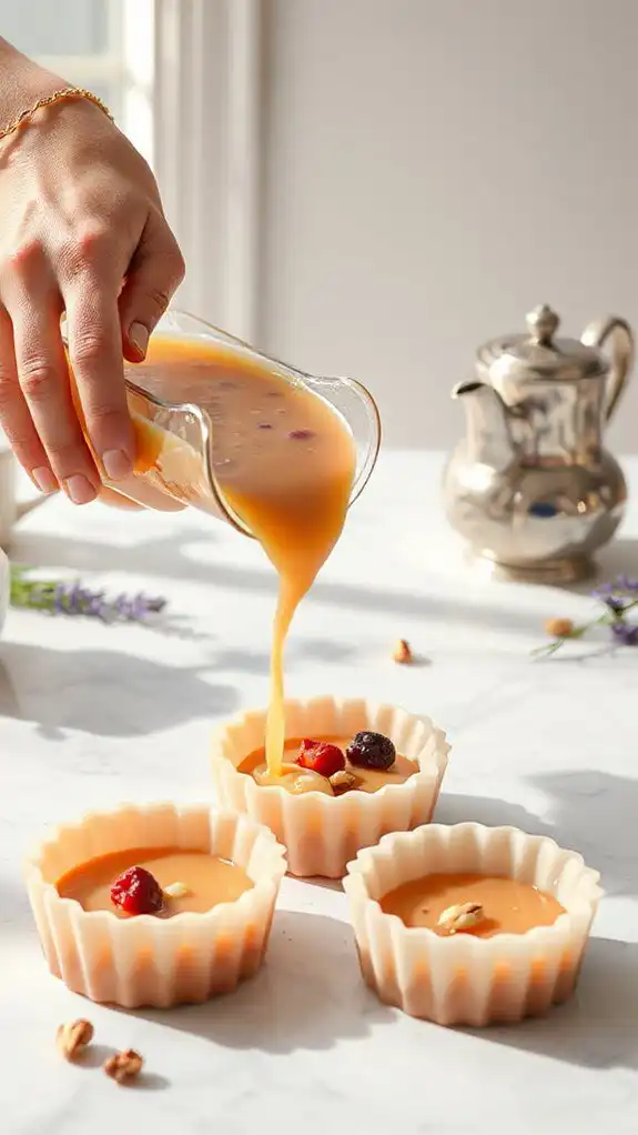 precise pouring into molds