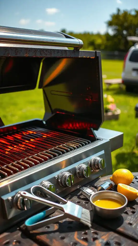 preheat grill to medium high preheat grill to medium high