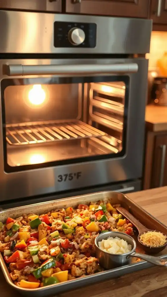 preheat oven to 375 f