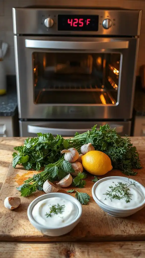 preheat oven to 425 f