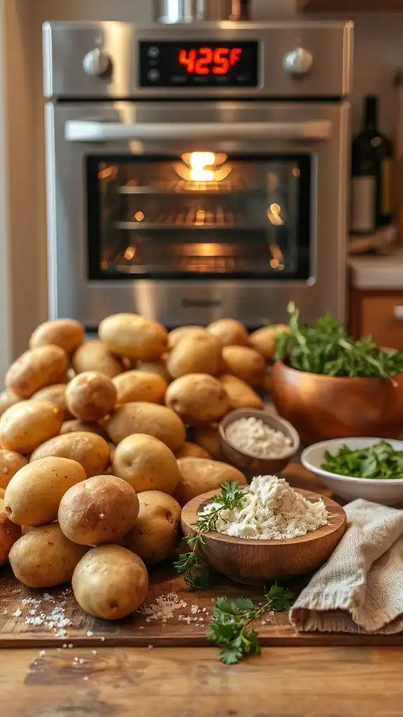 preheat oven to 425 f