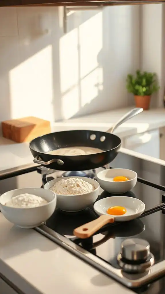 preheat skillet to medium preheat skillet to medium