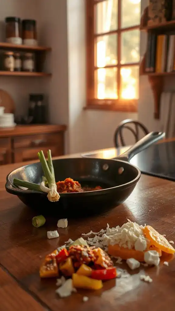preheat the cooking surface
