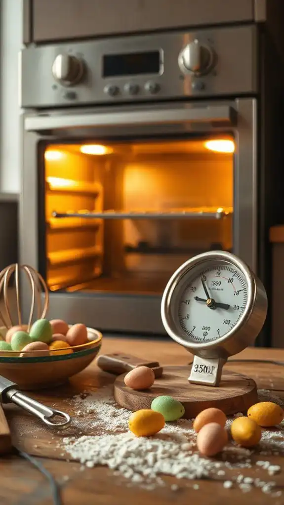 preheat the oven temperature