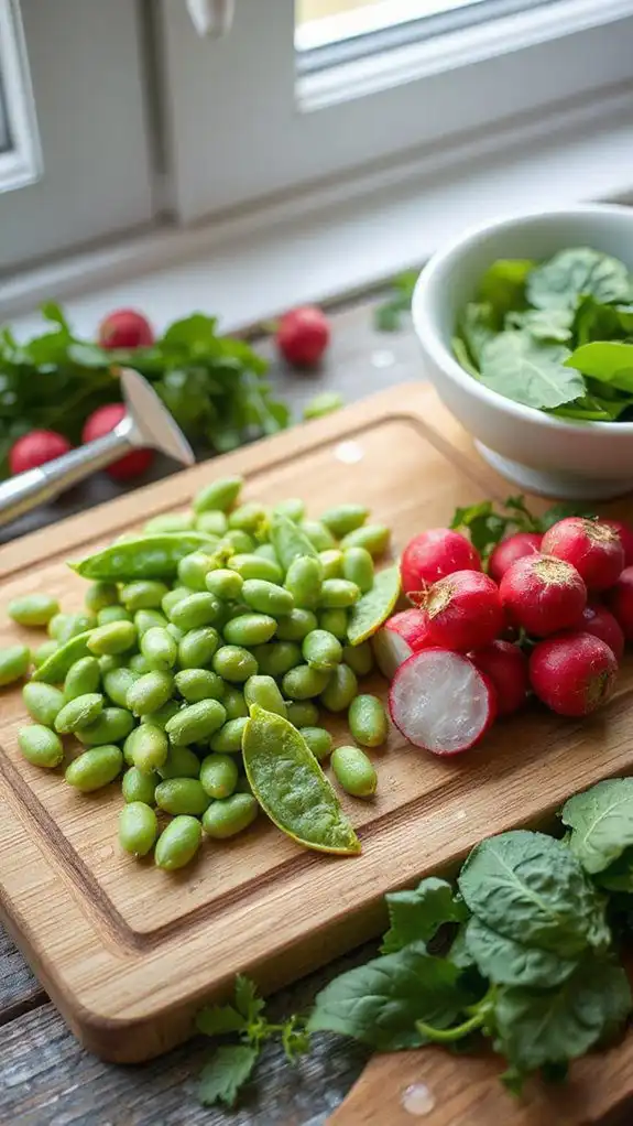 prepare and clean vegetables