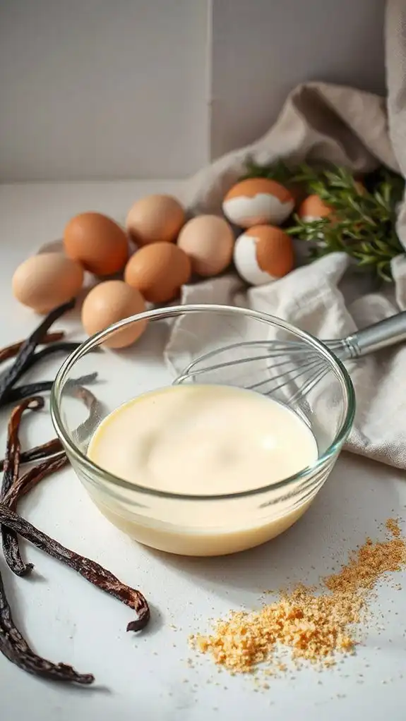 prepare custard overnight mixture prepare custard overnight mixture