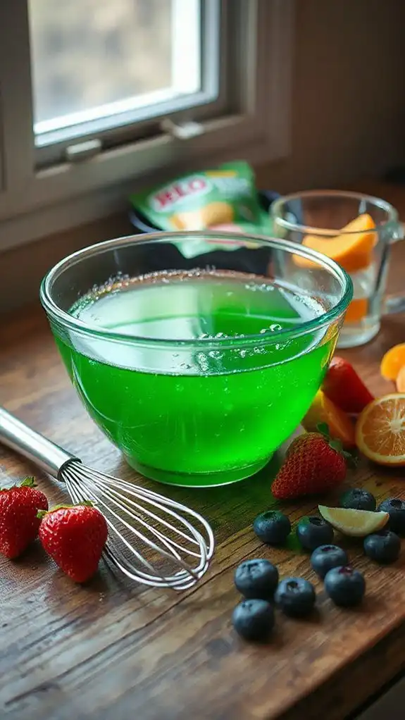 prepare gelatin mixture properly