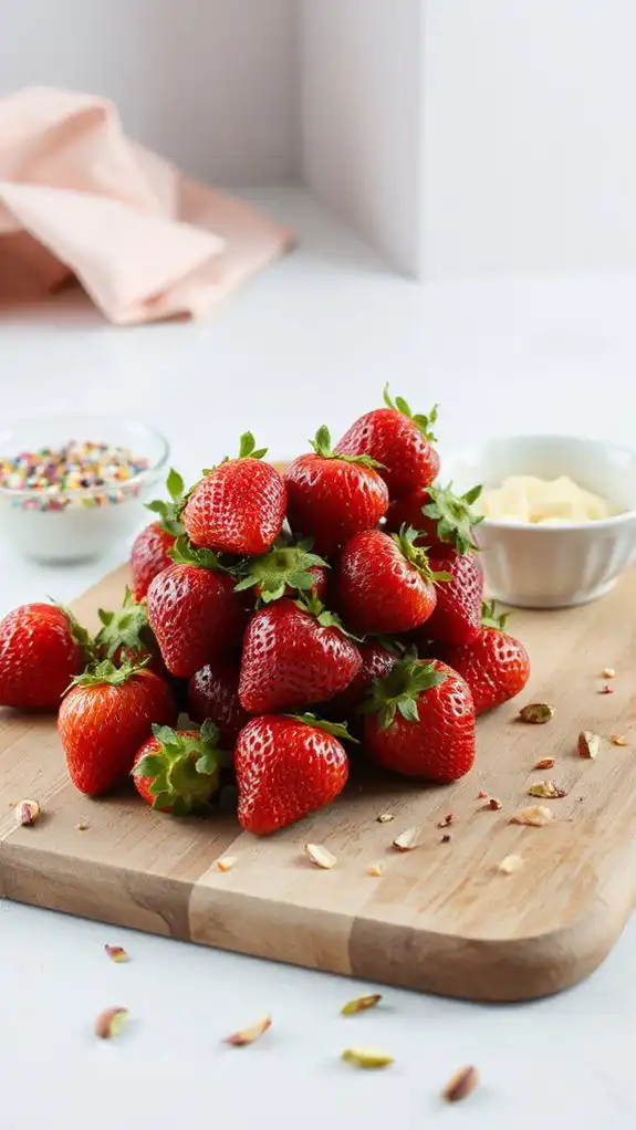 prepare strawberries for dipping prepare strawberries for dipping
