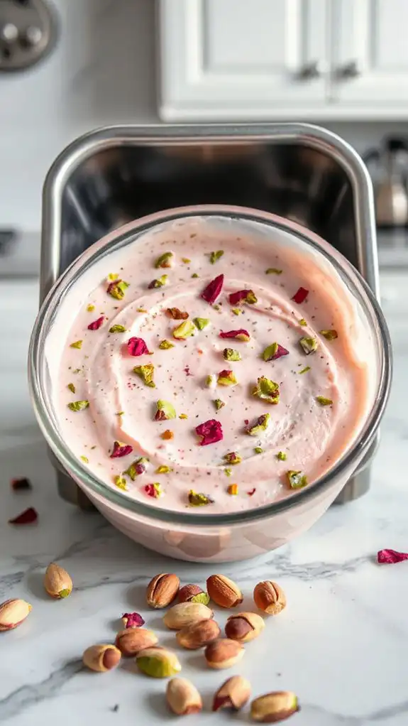 preserve rose pistachio essence