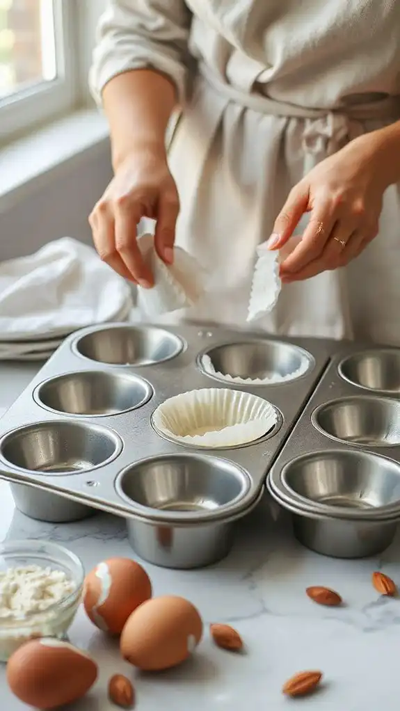 prevent sticking with lining