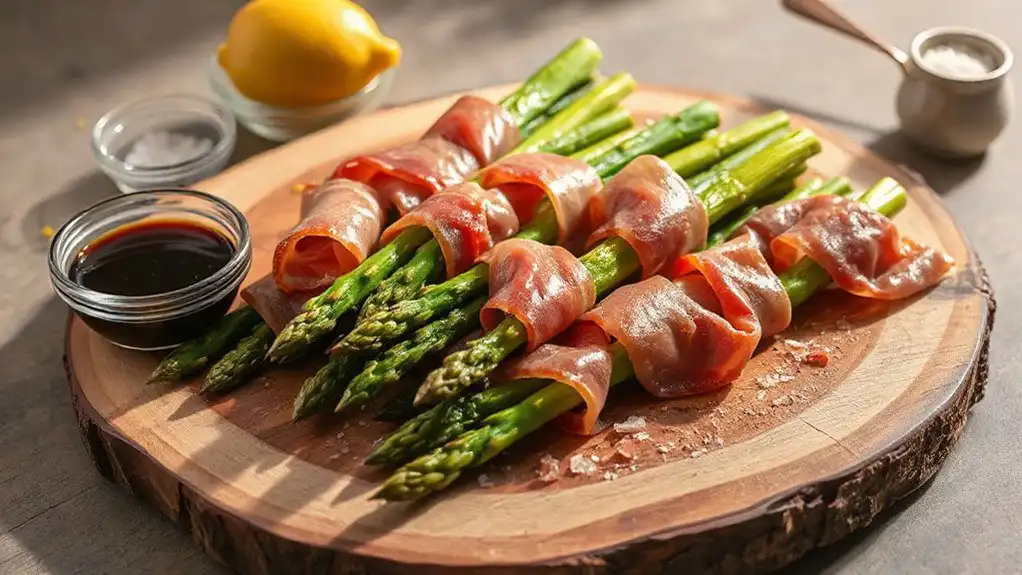 prosciutto wrapped asparagus elegance