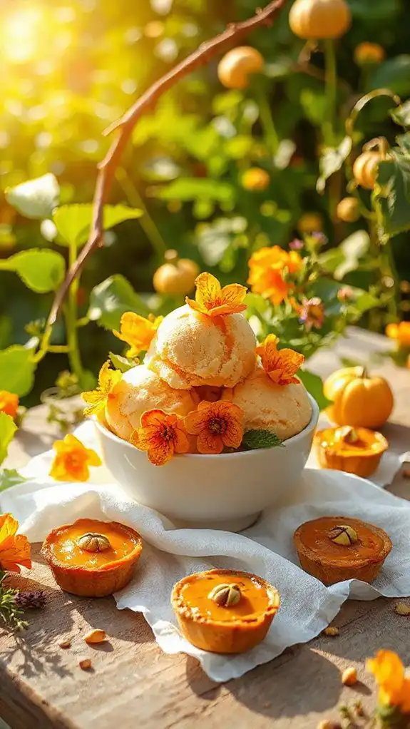 pumpkin blossom ice cream recipe