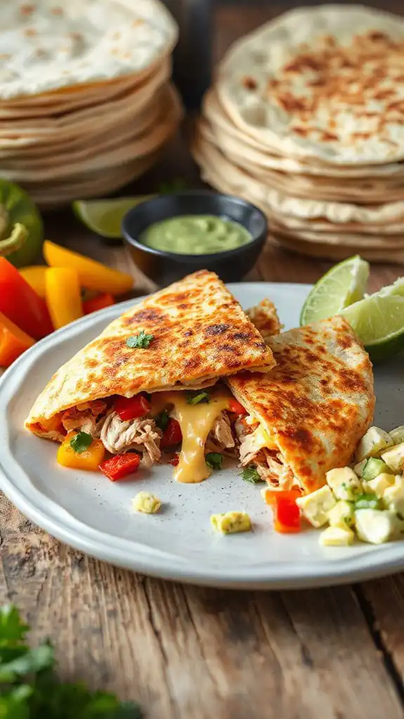 quick chicken quesadilla recipe