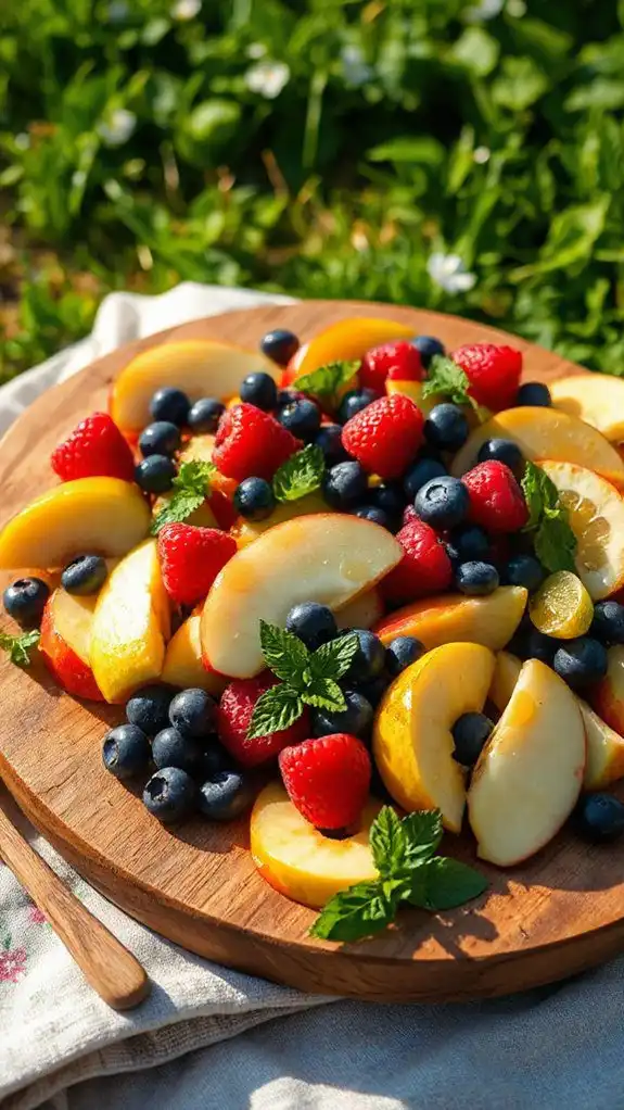 quick colorful summer salad