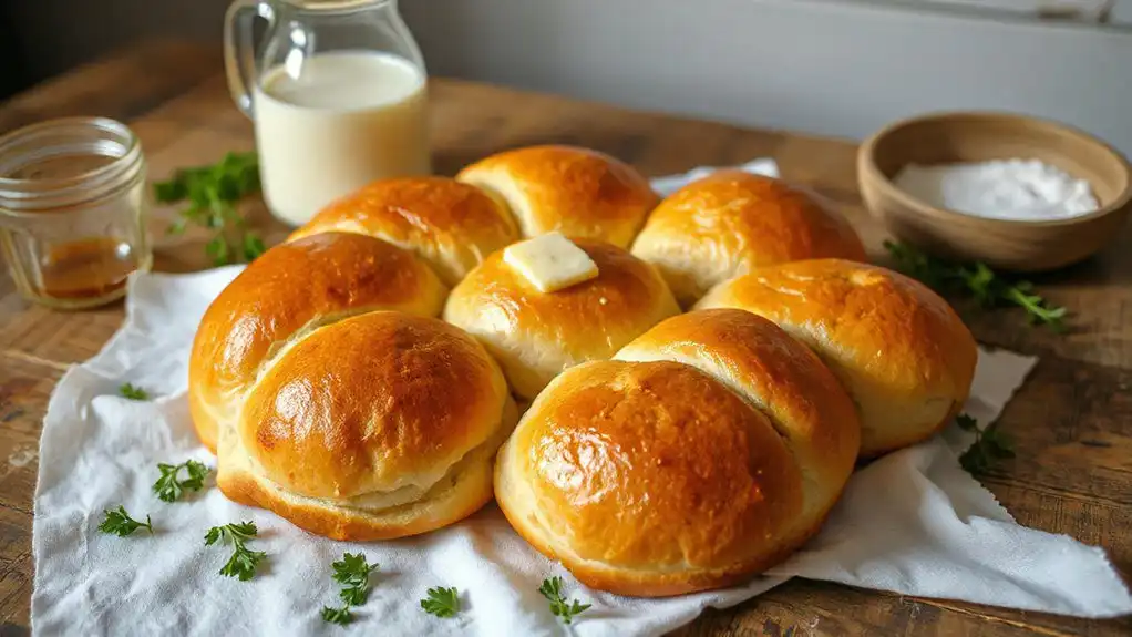 quick fluffy dinner rolls
