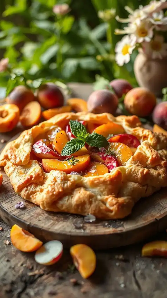 radish apricot galette recipe