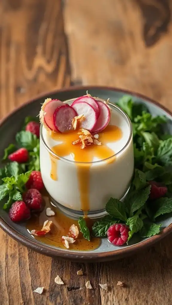 radish coconut dessert delight