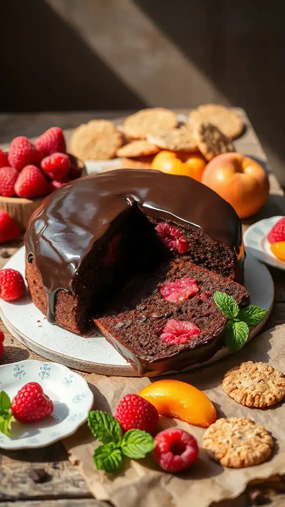 raspberry chocolate chip delight