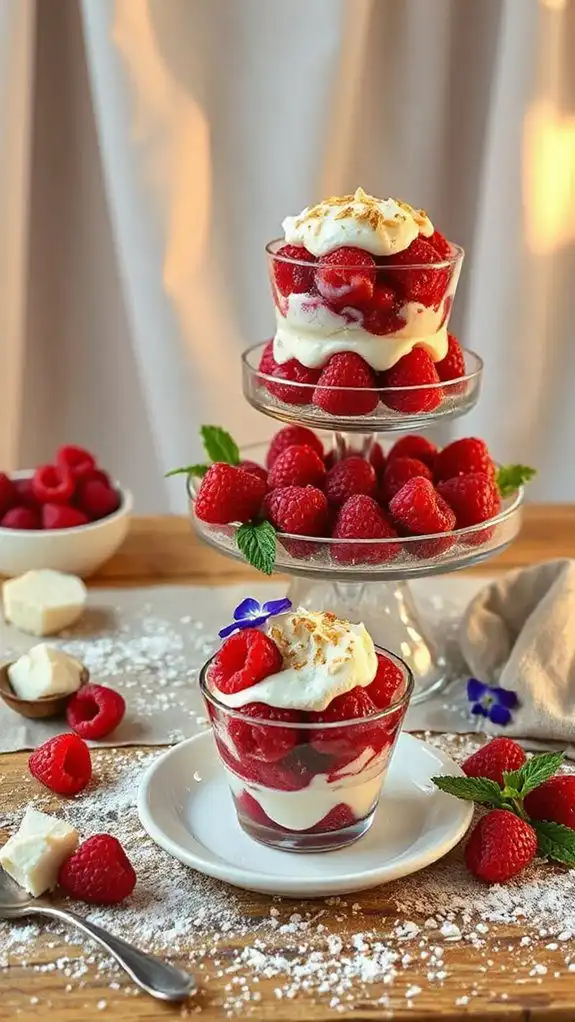 raspberry coconut summer delight