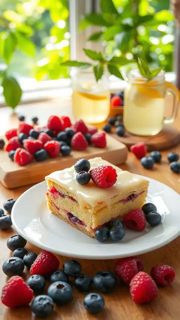 raspberry lemon bars recipe