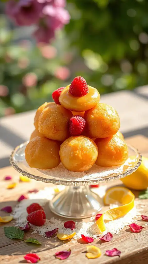 raspberry lemon fusion dessert