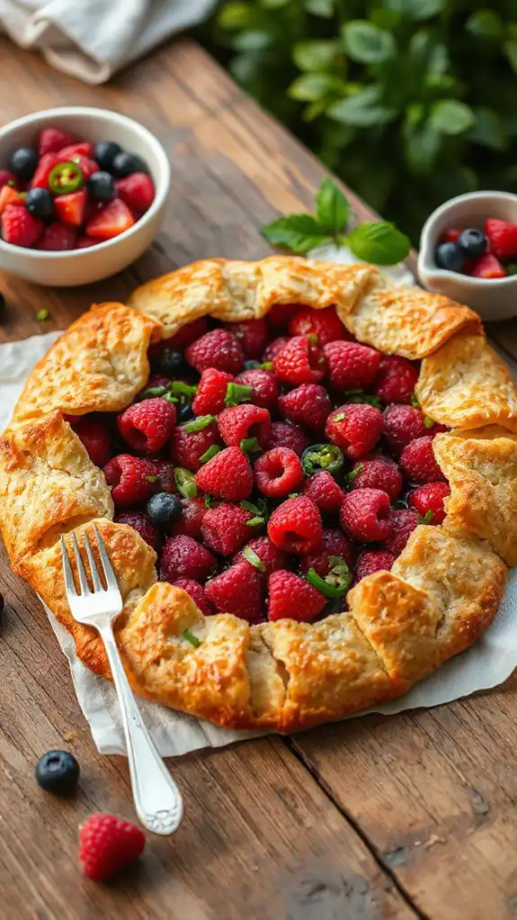 raspberry lime pastry delight