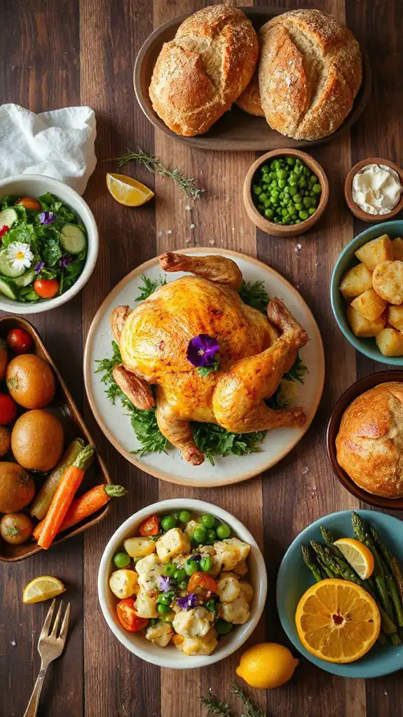 recommended accompanying dishes