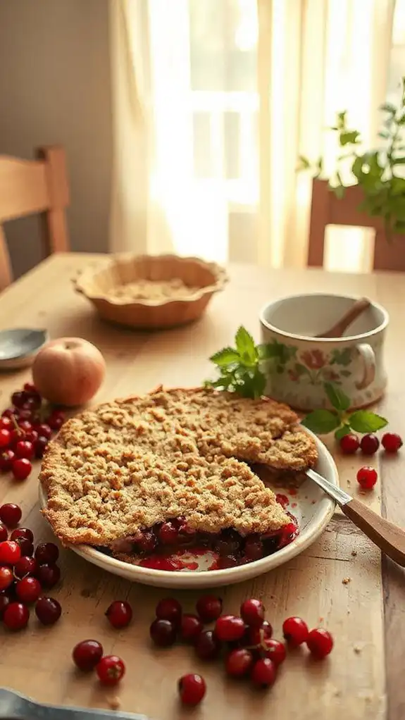 red currant crumble bars red currant crumble bars