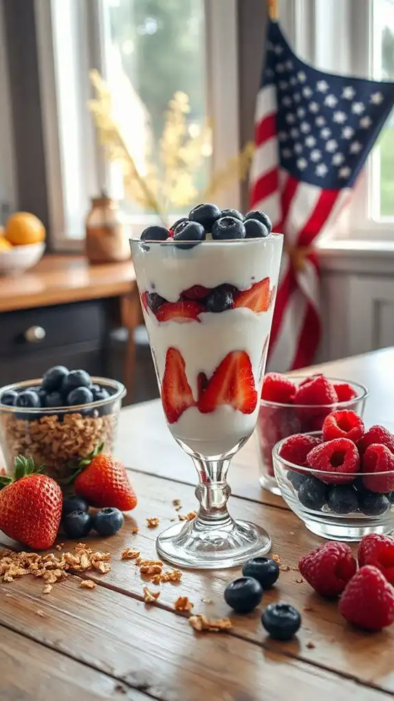red white blue parfaits red white blue parfaits
