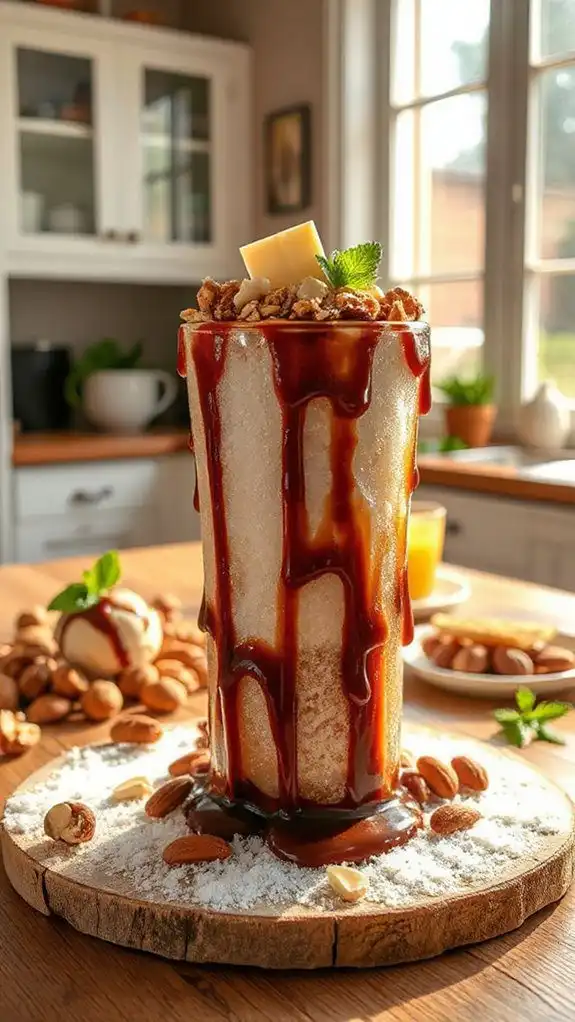 refreshing chocolate nut dessert
