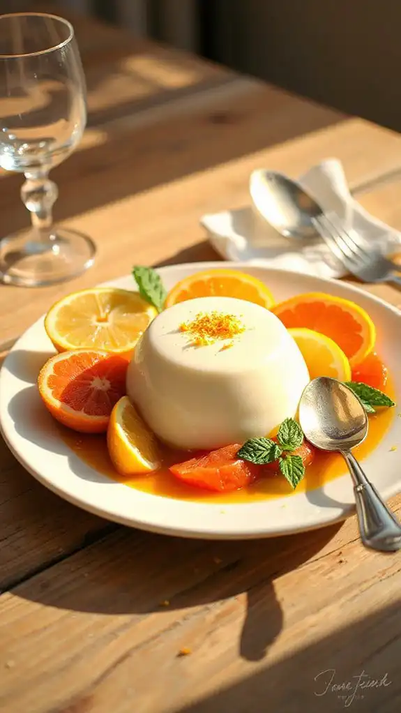 refreshing citrus italian dessert