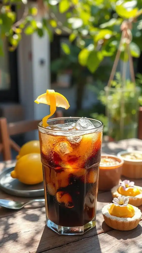 refreshing coffee lemonade slush