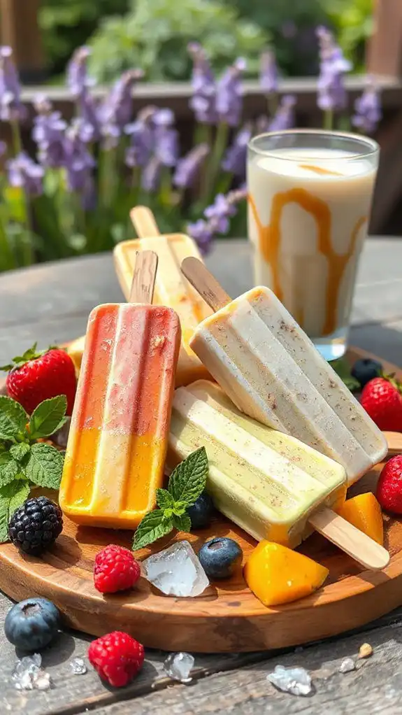 refreshing dairy free popsicles