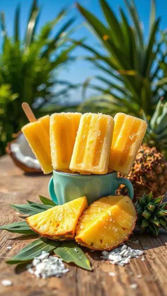 refreshing dairy free popsicles