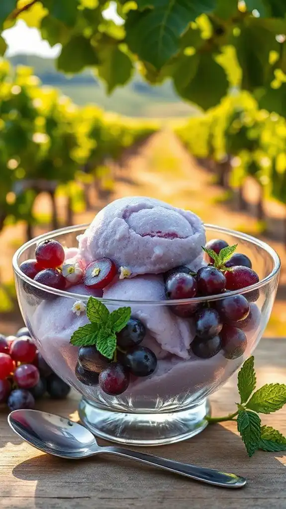 refreshing frozen grape delight