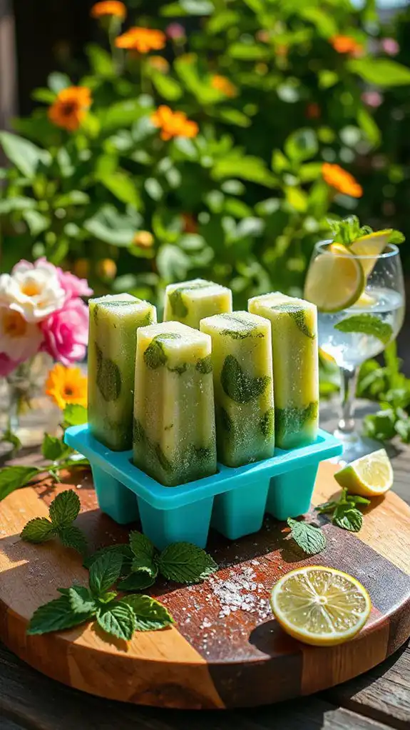 refreshing frozen mojito treats
