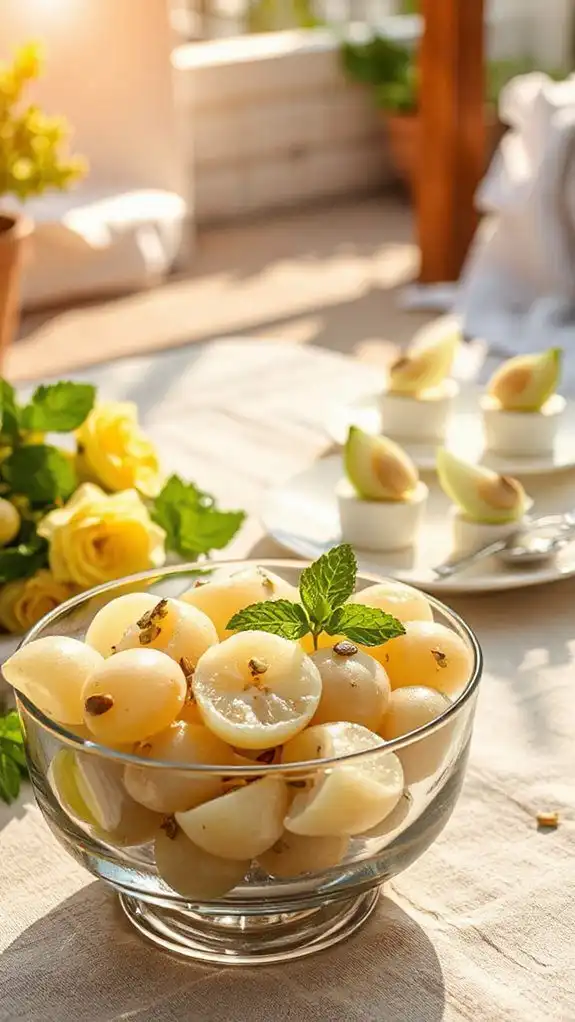 refreshing grape and mint salad refreshing grape and mint salad