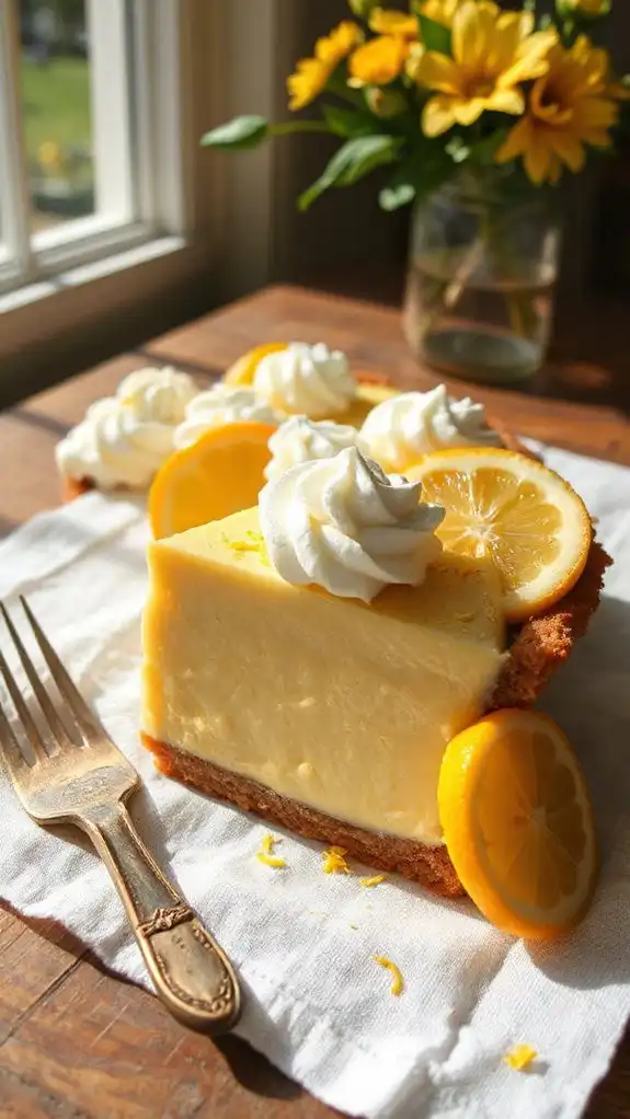 refreshing no bake lemon pie