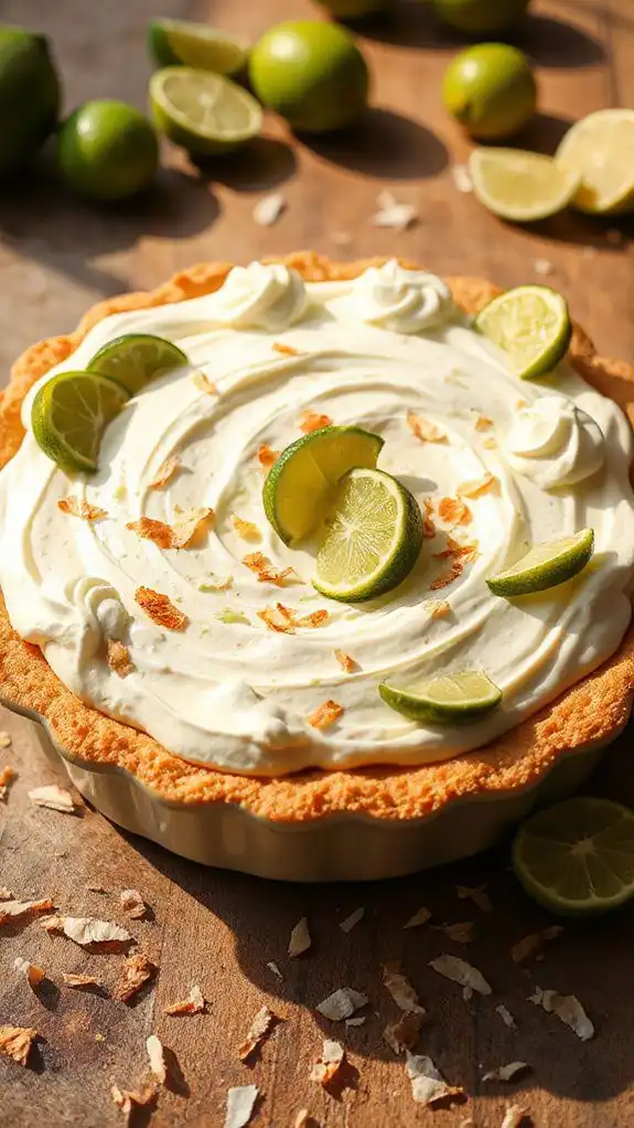 refreshing no bake lime pie