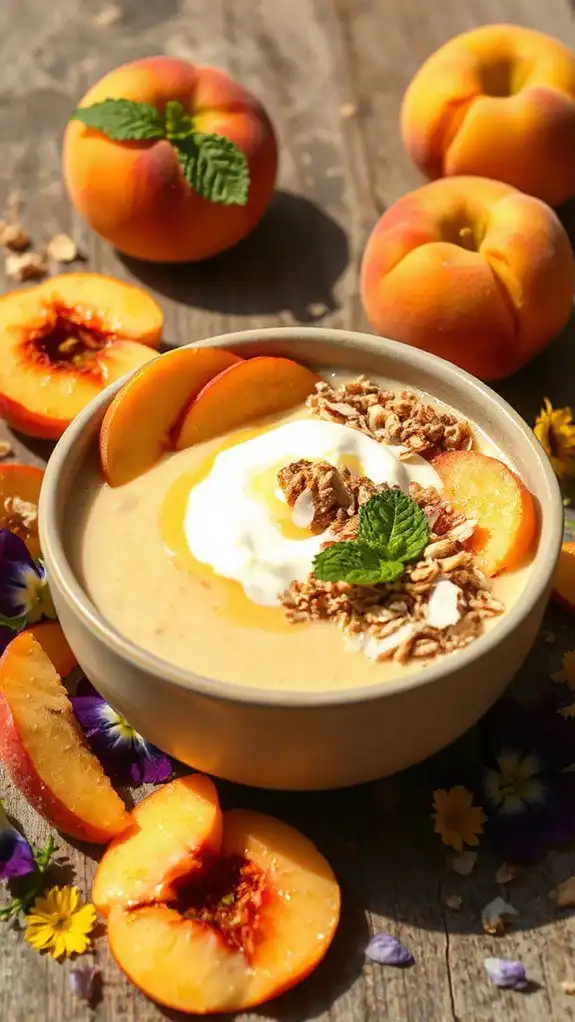 refreshing peach breakfast bowl refreshing peach breakfast bowl
