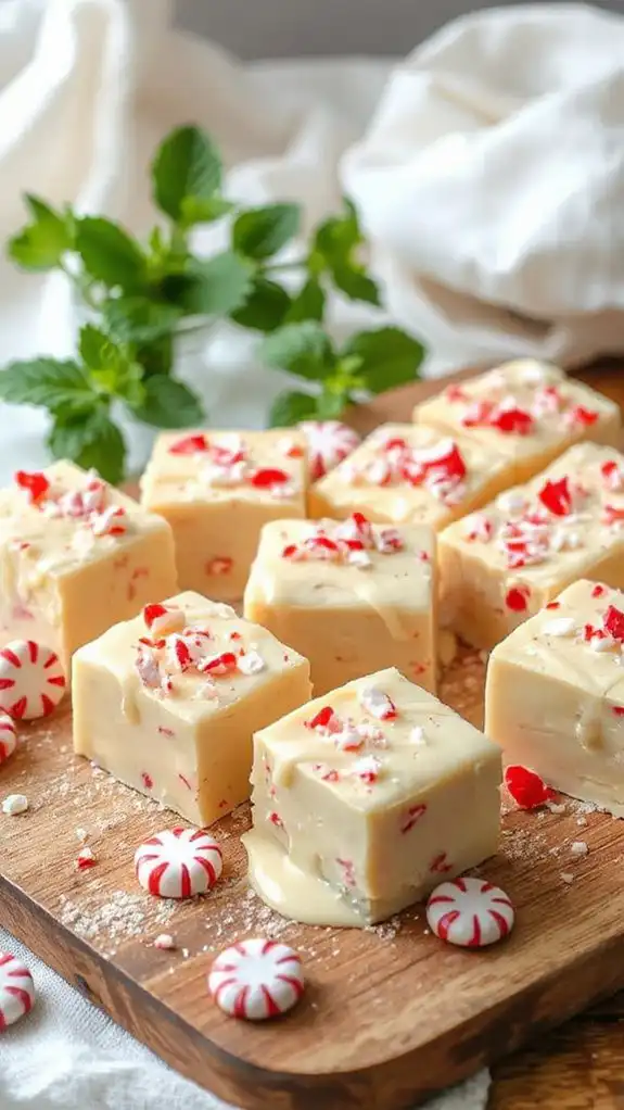 refreshing peppermint fudge treat