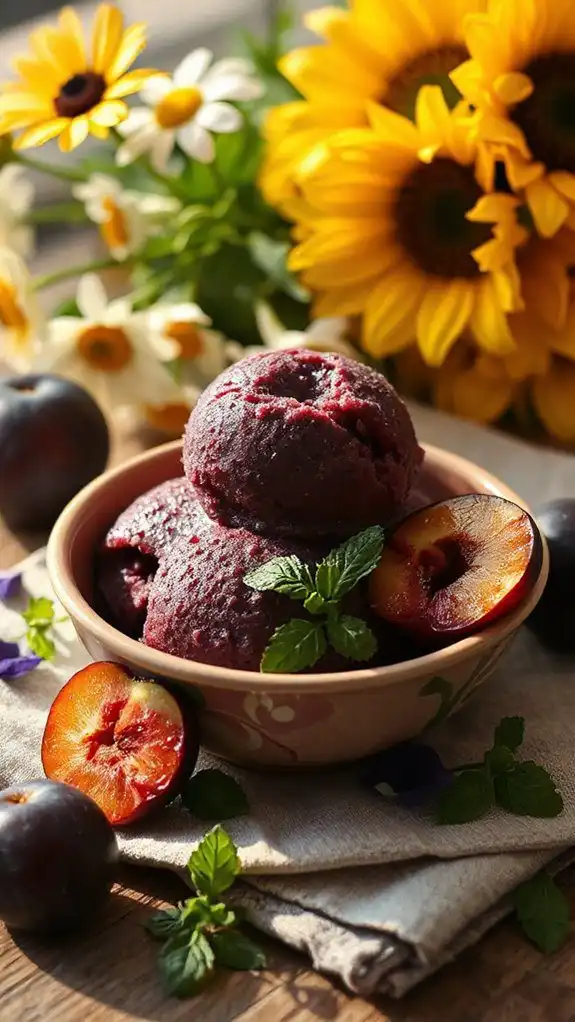 refreshing plum sorbet recipe refreshing plum sorbet recipe